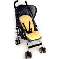 Assise en peau d'agneau blanche