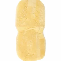 Assise en peau d'agneau pour poussette et siège auto Patchwork Nature