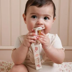 Attache sucette brodé Augusta