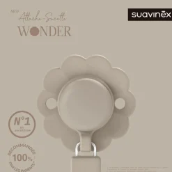 Attache sucette en silicone Wonder Gray Cloud