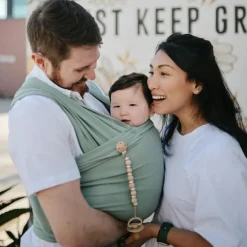 Attache sucette Luna en bois