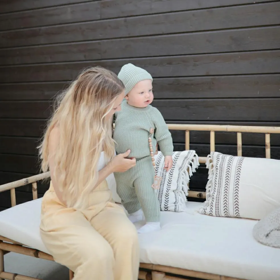 Attache sucette Luna en bois