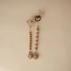 Attache sucette Luna en bois