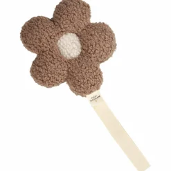 Attache tétine Fleur moumoute Beige-Ecru