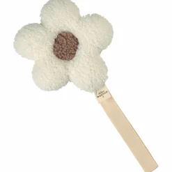 Attache tétine Fleur moumoute Ecru-Beige