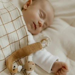 Attache tétine Gaze Camel (personnalisable)