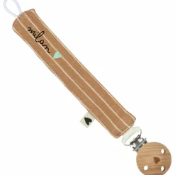 Attache tétine Rayures Fines (personnalisable)