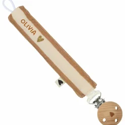 Attache tétine Rayures Larges (personnalisable)