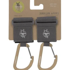 Attaches poussette pour sac à langer avec mousqueton Casual anthracite