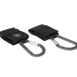 Attaches poussette pour sac à langer avec mousqueton Casual noir