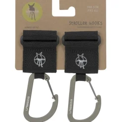 Attaches poussette pour sac à langer avec mousqueton Casual noir