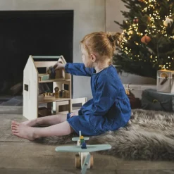 Avion des animaux en bois