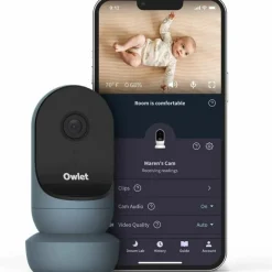 Babyphone audio avec vidéo Owlet Cam 2 Bedtime blue