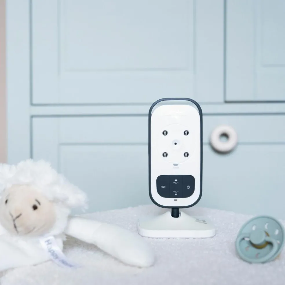 Babyphone avec caméra et écran couleur 2,4 pouces Blanc-Anthracite