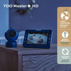 Babyphone caméra rotative Yoo Master +HD