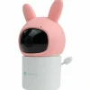 Babyphone rotatif Lapin Rose