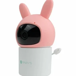 Babyphone rotatif Lapin Rose