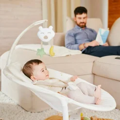 Balancelle électronique avec télécommande Crème