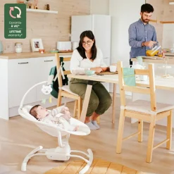 Balancelle électronique avec télécommande Crème