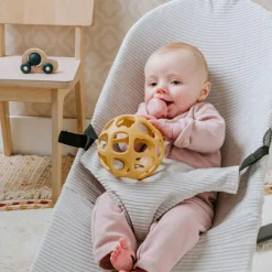 Balle de préhension en silicone Ocre