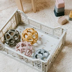 Balle de préhension en silicone Ocre