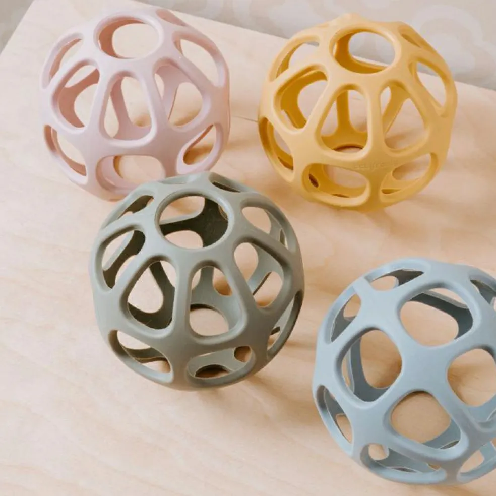 Balle de préhension en silicone rose