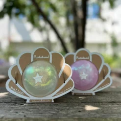 Ballon coquillage Blanc (10 cm)