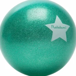 Ballon paillettes Vert (22 cm)