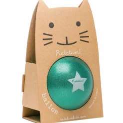 Ballon paillettes Vert (22 cm)