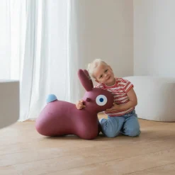 Ballon sauteur Hoppi Lapin Bordeaux