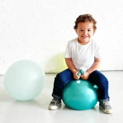 Ballon sauteur paillettes Vert