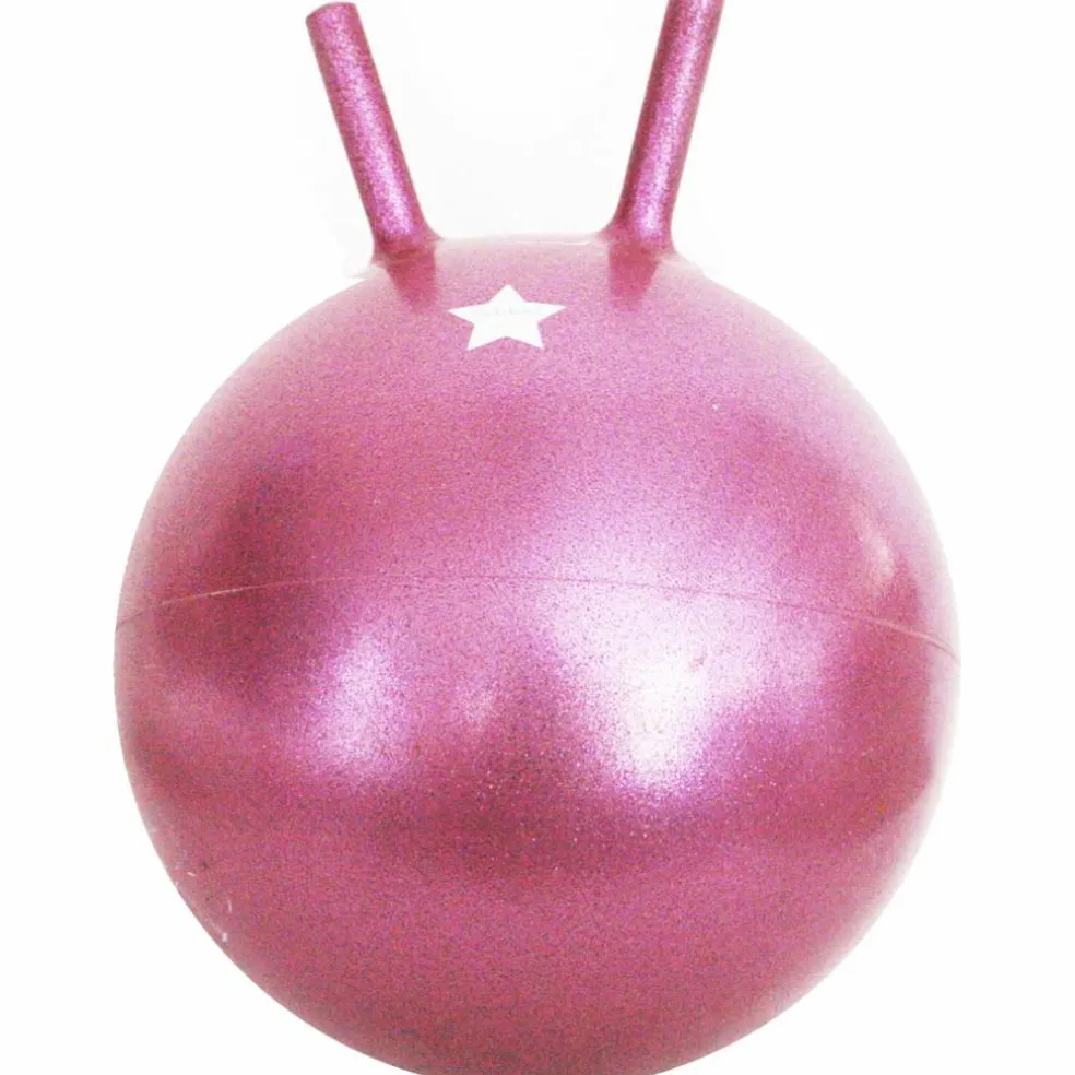 Ballon sauteur paillettes Rose