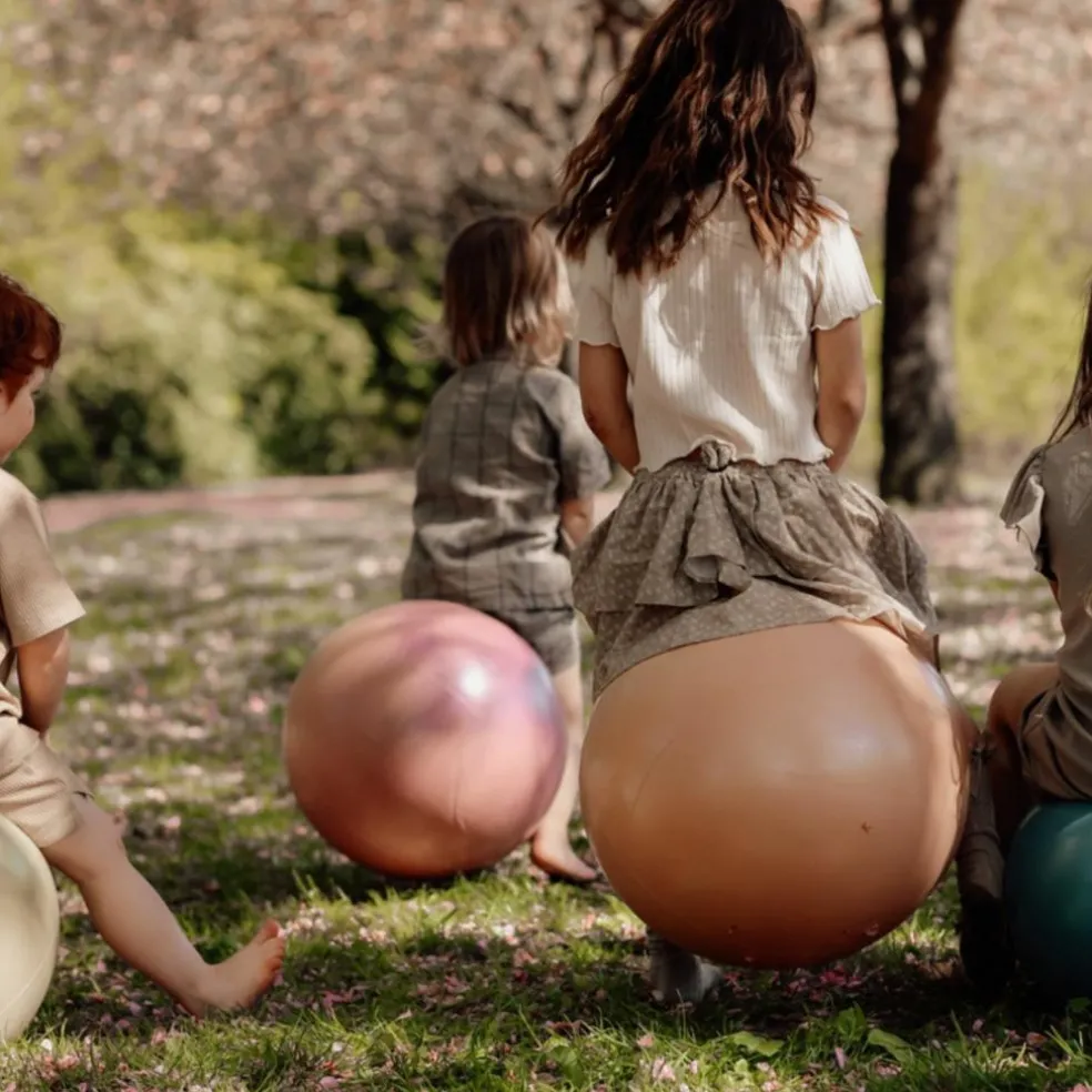 Ballon sauteur rose (45 cm)