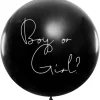 Ballon XXL Boy or Girl ? (confettis rose fille)