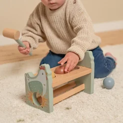 Banc à marteler en bois Little Farm