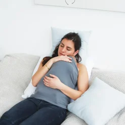 Bandeau de peau à peau gris (taille S-M)