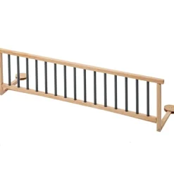 Barrière de lit en bois Audrey hydride anthracite 127 cm