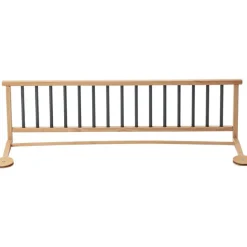 Barrière de lit en bois Audrey hydride anthracite 127 cm
