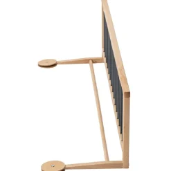 Barrière de lit en bois Audrey hydride anthracite 127 cm