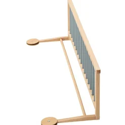 Barrière de lit en bois Audrey hybride bleu gris 127 cm
