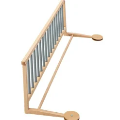 Barrière de lit en bois Audrey hybride bleu gris 127 cm