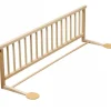 Barrière de lit en bois de hêtre Audrey Brut 127 cm