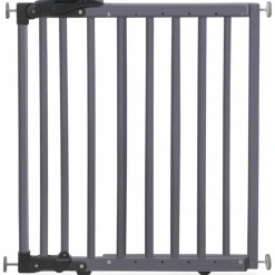 Barrière de porte à pressions Grise (68 à 102 cm)
