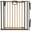 Barrière Easy Lock Wood Plus avec adaptateur escalier (84 à 92 cm)