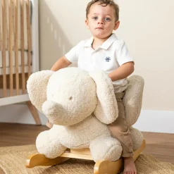 Bascule Teddy Lapidou Eléphant écru