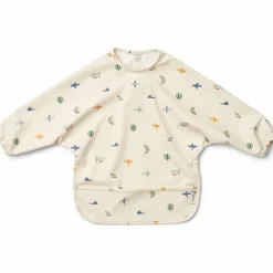 Bavoir à manches Merle Aviator Ecru