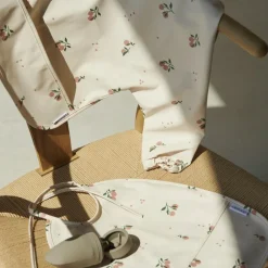 Bavoir à manches Merle Peach sea shell mix