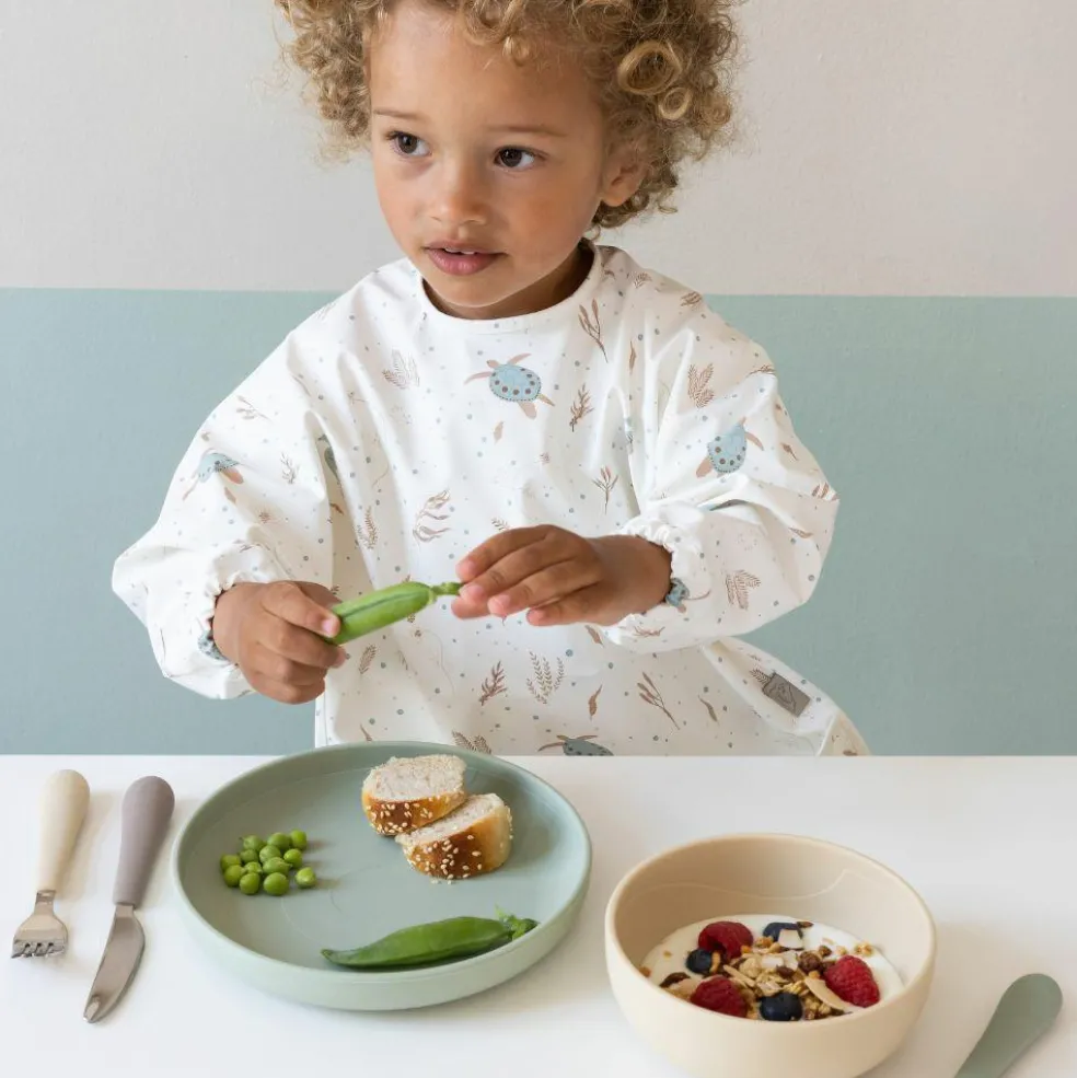 Bavoir à manches Sea Garden