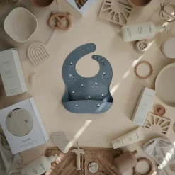 Bavoir à poche en silicone Boats