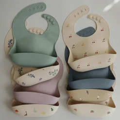 Bavoir à poche en silicone Boats